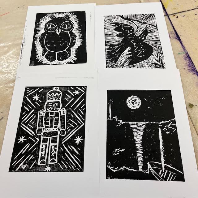 Linoprint Workshop Wednesday 5th of November