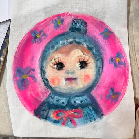 Fabric Painting Tote bag workshop 7th of November