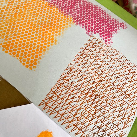 Collage pattern workshop Wednesday 12th of November