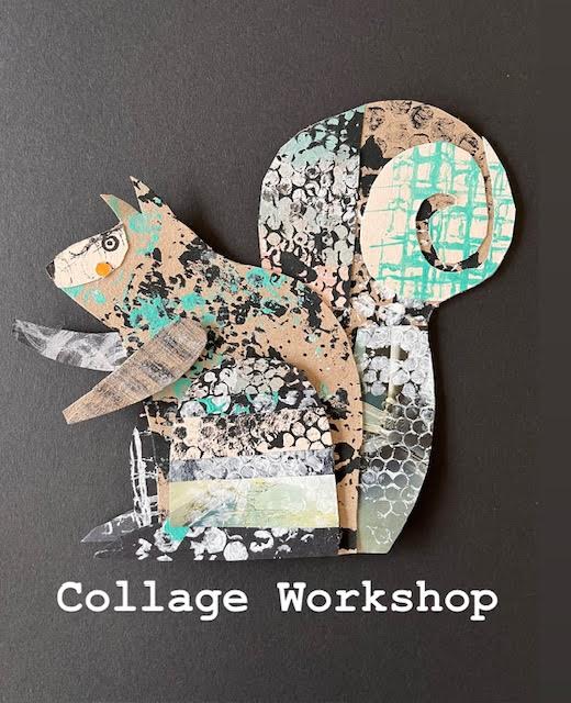 Collage pattern workshop Friday Evening 25th April
