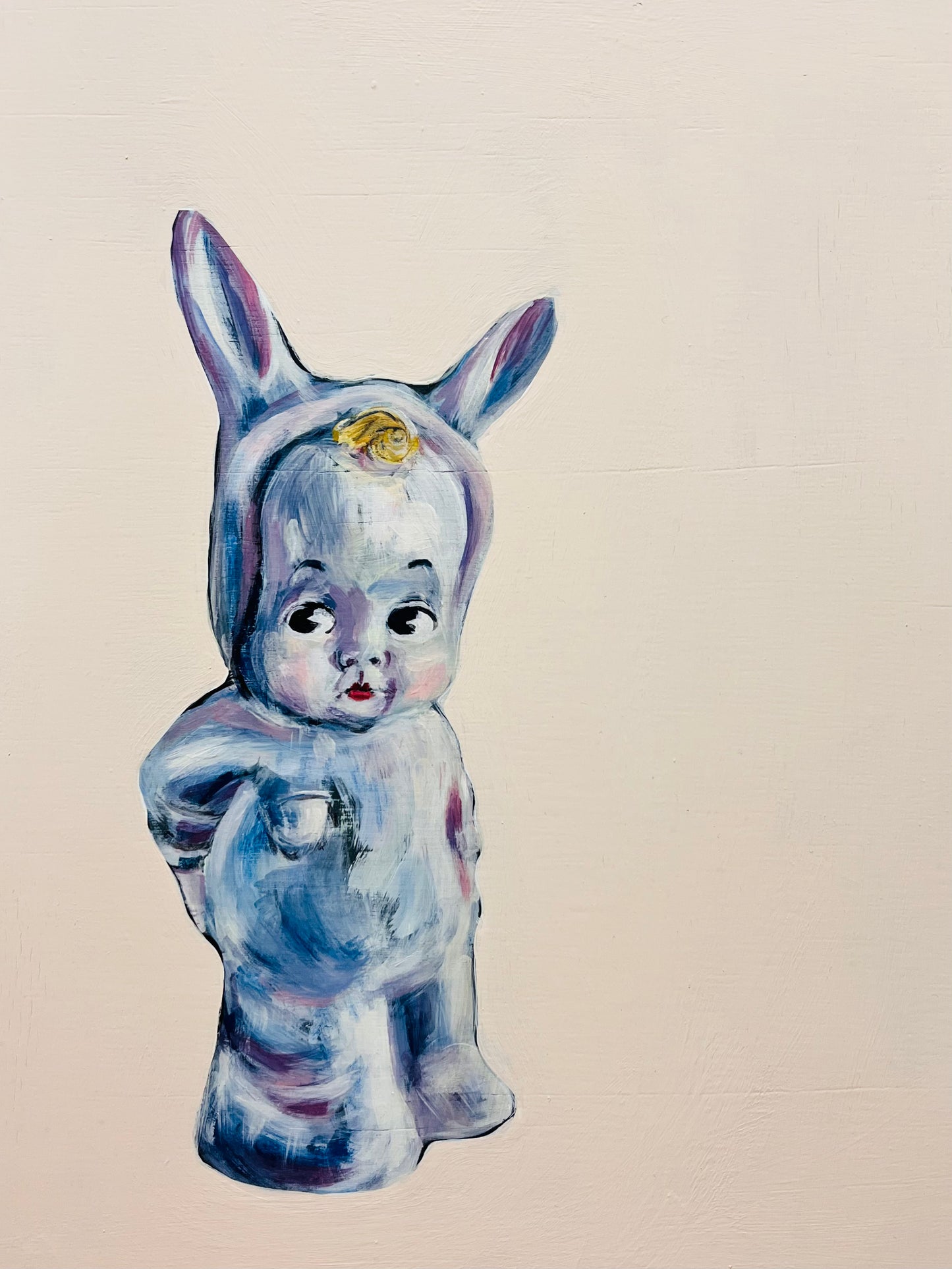 Acrylic doll painting