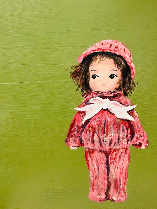 Acrylic doll painting