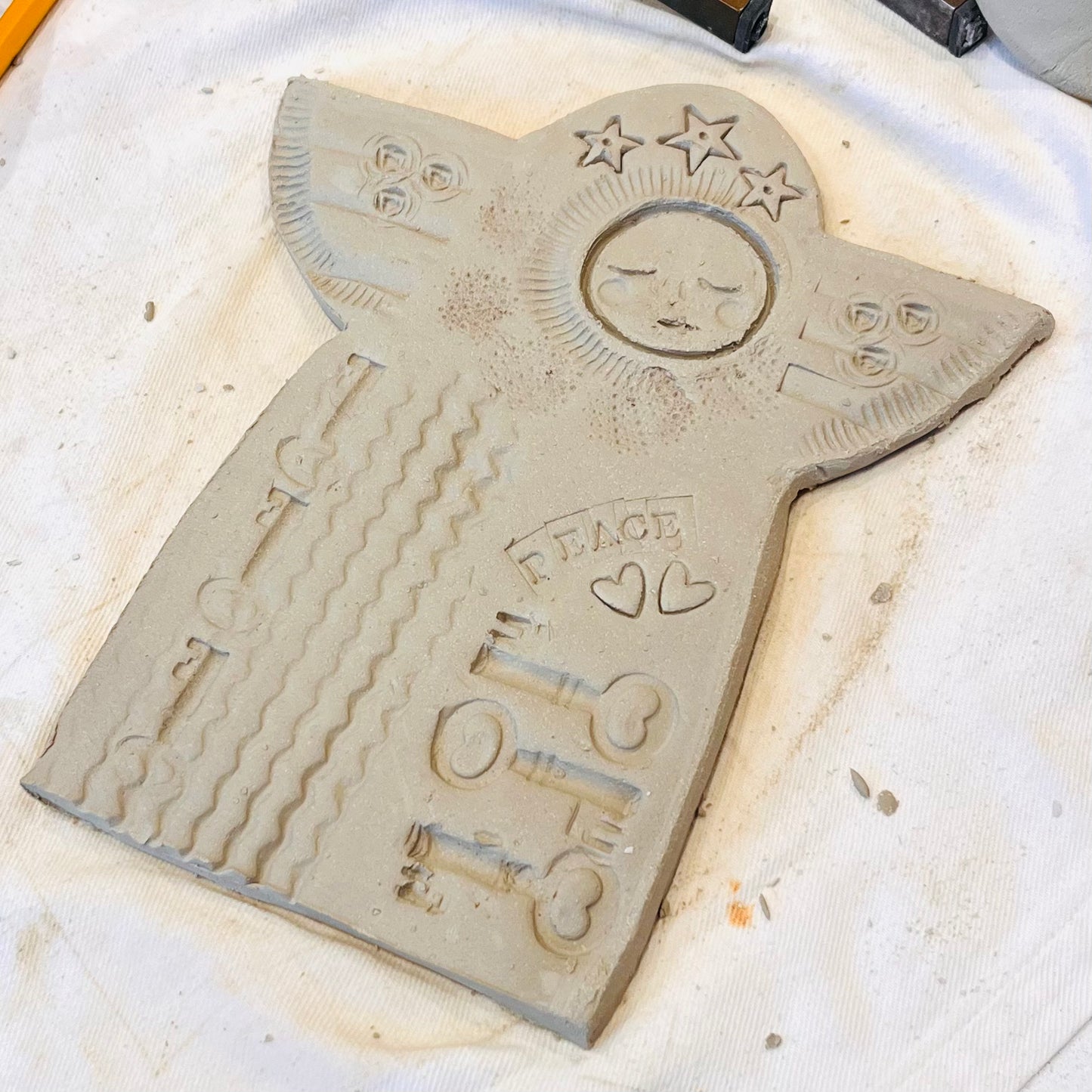 Christmas Ceramic Angel Workshop, Saturday 29th of November 10-12.30am