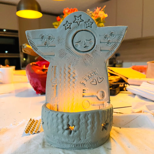 Christmas Ceramic Angel Workshop, Saturday 29th of November 10-12.30am