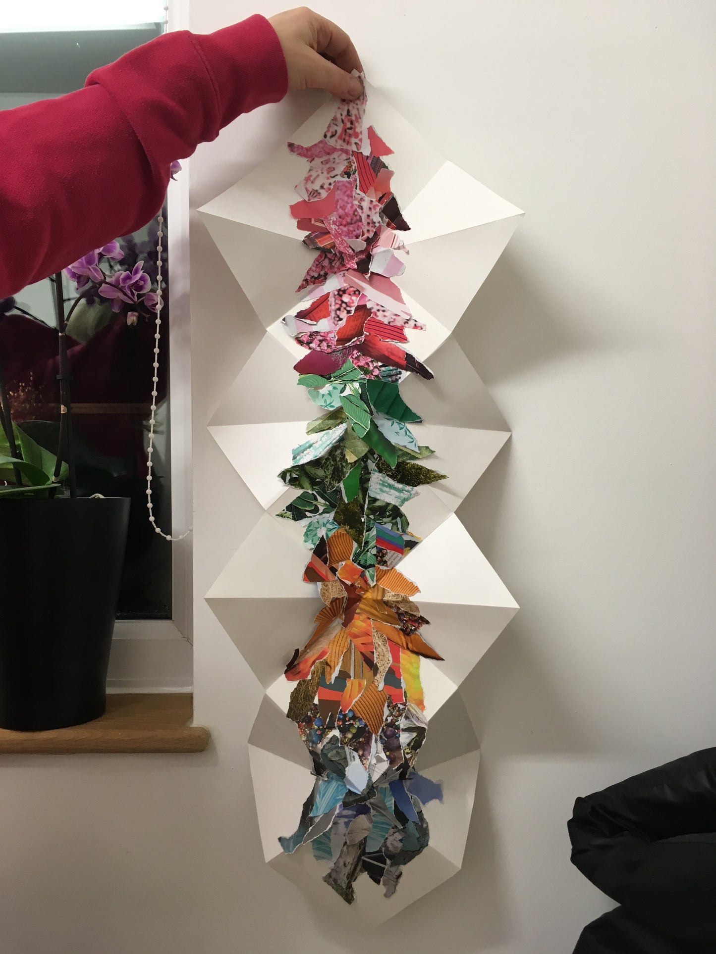 Paperfolding and collage